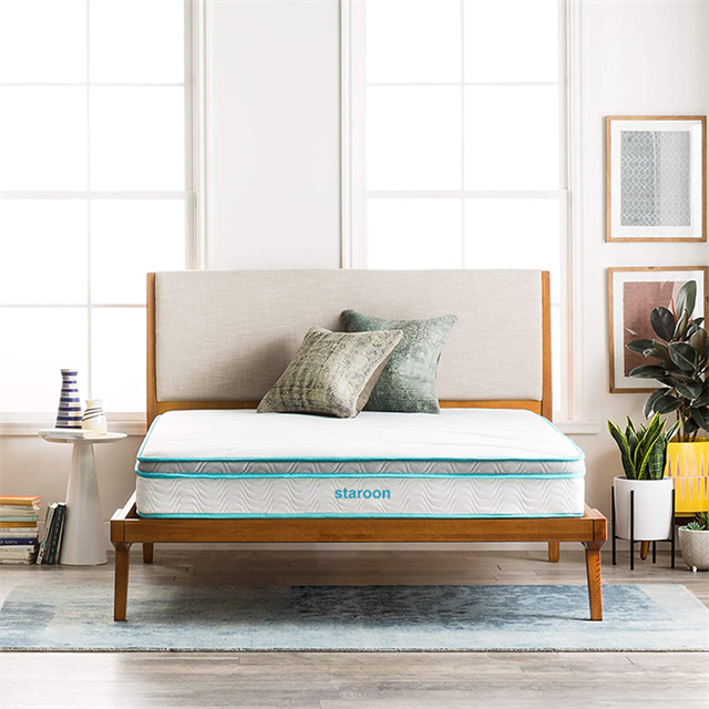 MEMORY FOAM AND INNERSPRING HYBRID MEDIUM-FIRM FEEL-TWIN MATTRESS