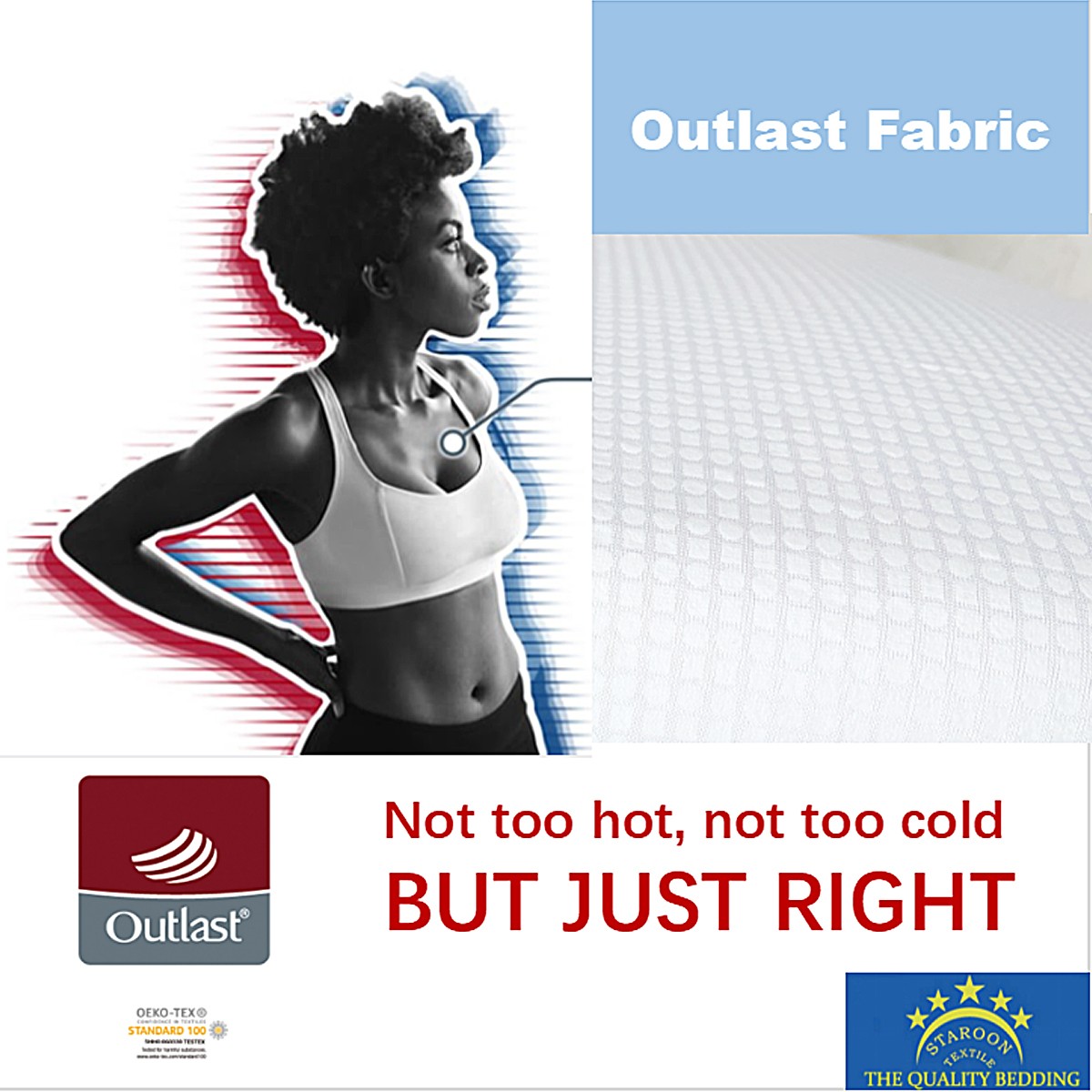 OUTLAST MEMORY FOAM MATTRESS PAD 