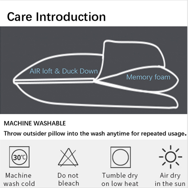 COOL STAR PCM --MEMORY FOAM & DOWN PILLOW